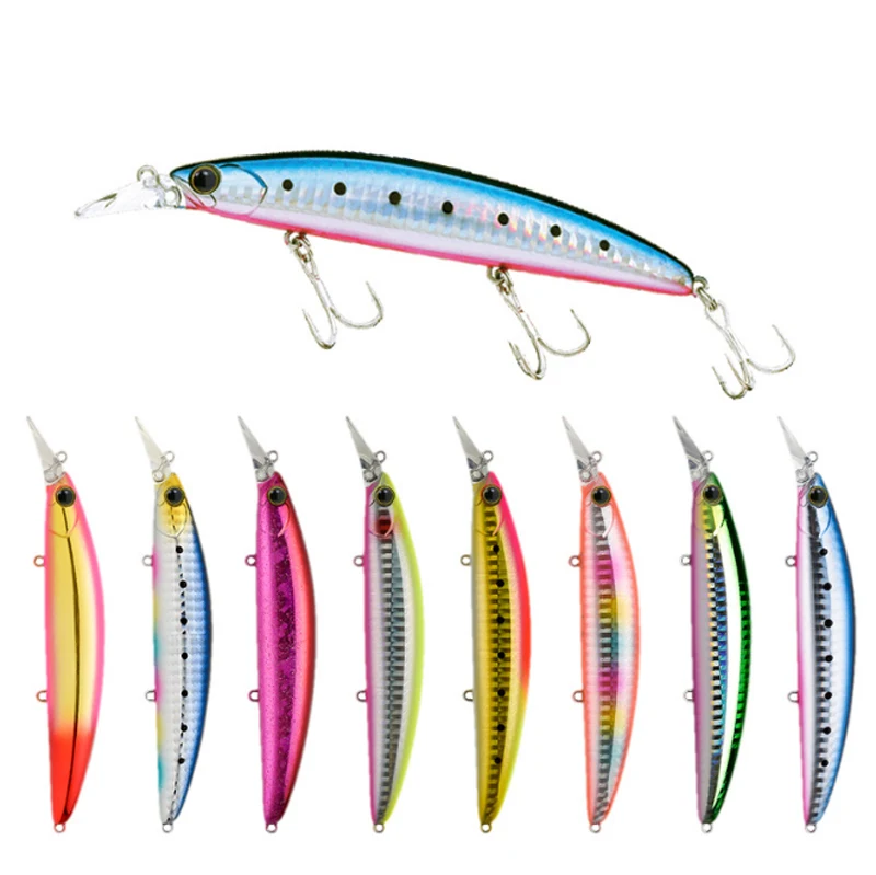 

2021 New Design 110mm 19g Wholesale Artificial Bait Floating Jerkbait 12 Colors fishing lures minnow