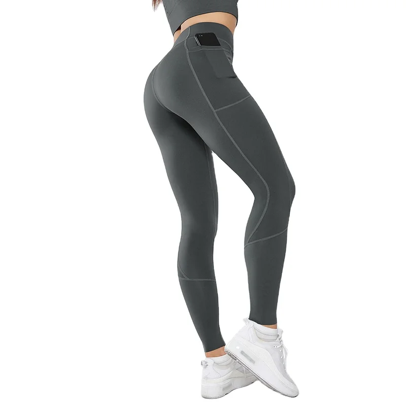 

2021 new comfortable Yoga leggings quick dry fitness running training hip Leggings, Customized colors