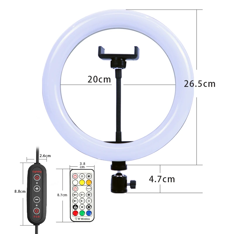 

3 in 1 selfie rgb ring light ring light professional manufacturer, Custom