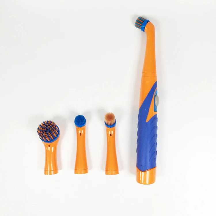 

High Quality Electric Household Handheld Cleaner Battery Operated High-speed Cleaning Brush, Black/white