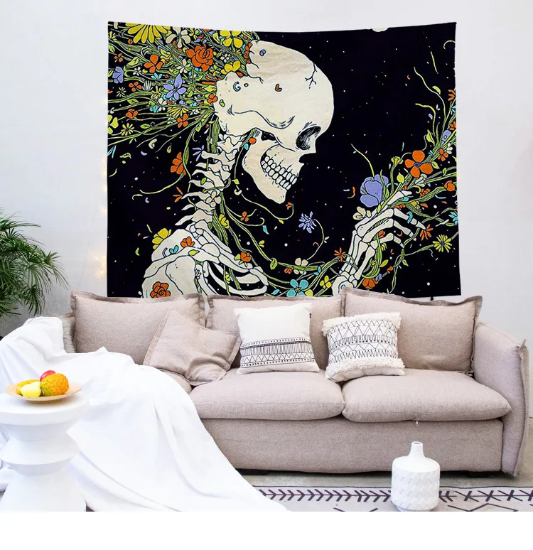 

Nordic decoration live hanging cloth background cloth room bedroom decoration tapestry home Nordic tapestry printing