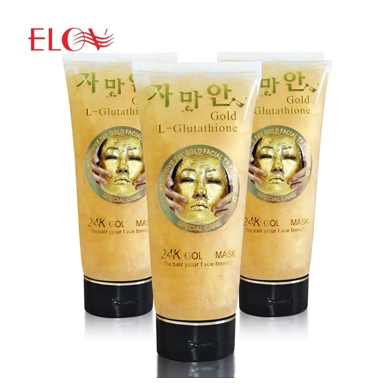 

Gold China Supplier 24k Gold Crystal Collagen Facial Mask