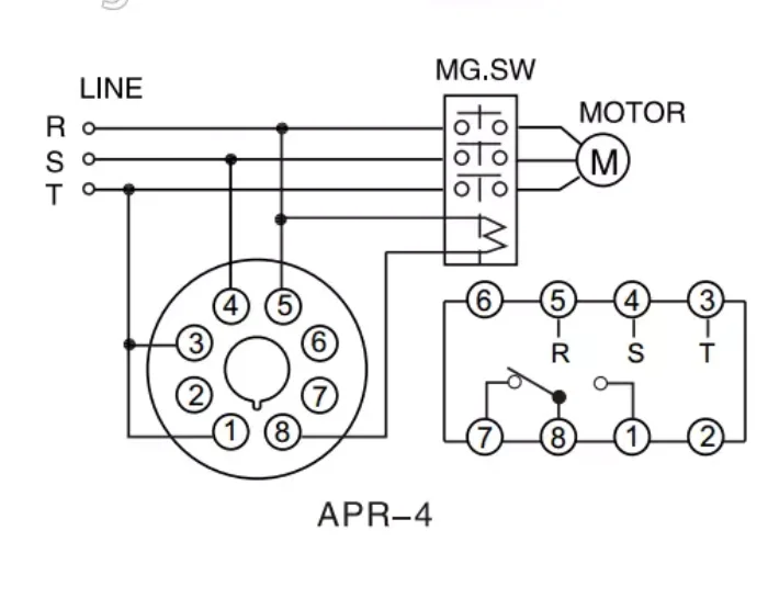 Phase Sequence Relay Apr3 Apr4 Phase Loss Reverse Protection Relay