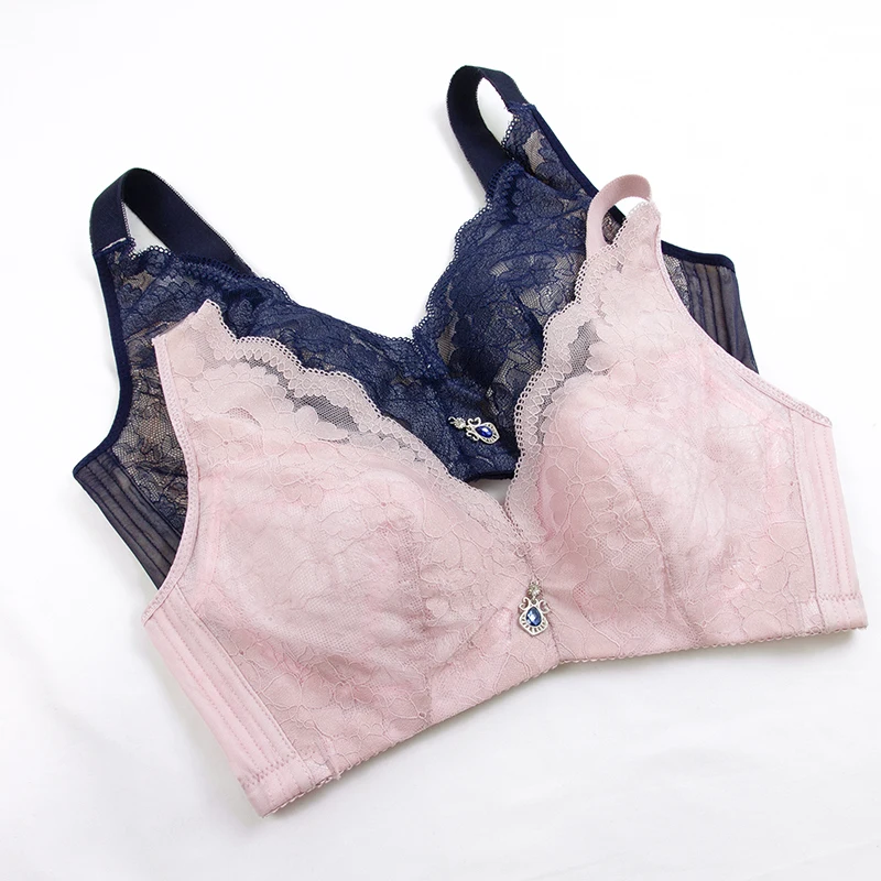 
Stocklot Factory large chest Sexy Wireless Lace Women Bra 