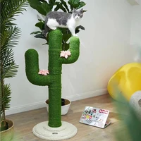 

wholesale simple cactus shaped cat climbing frame play tree