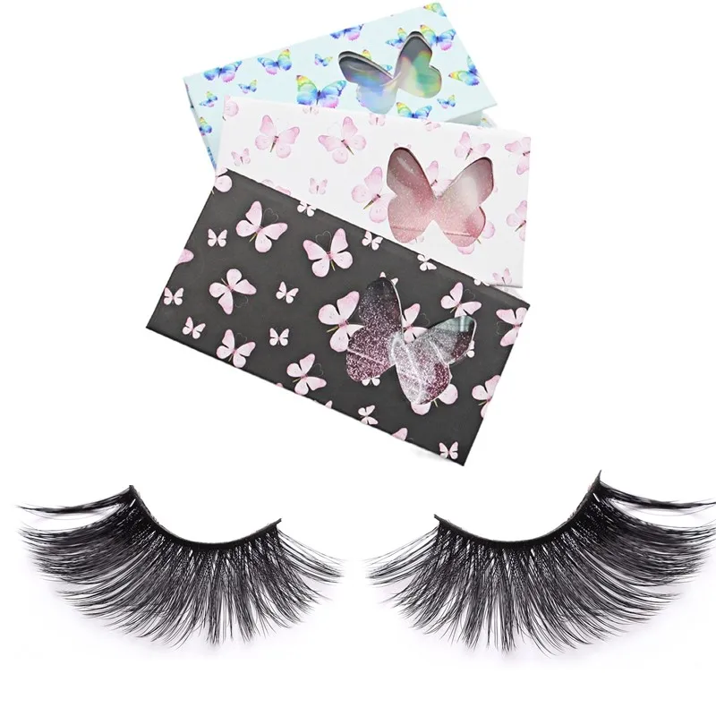 

New Arrival 3d Lashes Vendor Custom Lash Packaging Faux Mink Eyelashes Customized Logo