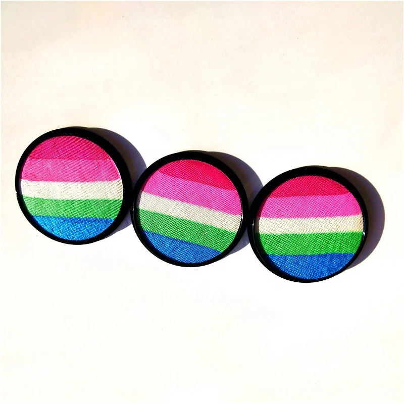 

custom fluorescent color rainbow split cake face body painting water activation eyeliner