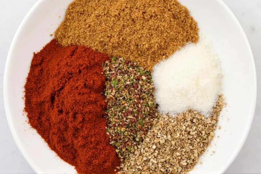 Close-up of hands applying pastrami spice mix to a piece of meat