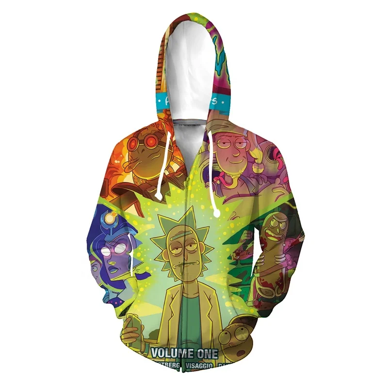 

Top Trending 3d Printed Hoodies American Size Men Custom Rick Morty Hoodie