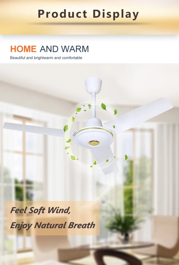 36 inch 900mm AC BLDC 12V Solar Rechargeable Big Power Ceiling Fan to Yemen Iraq India Pakistan Togo South Africa America