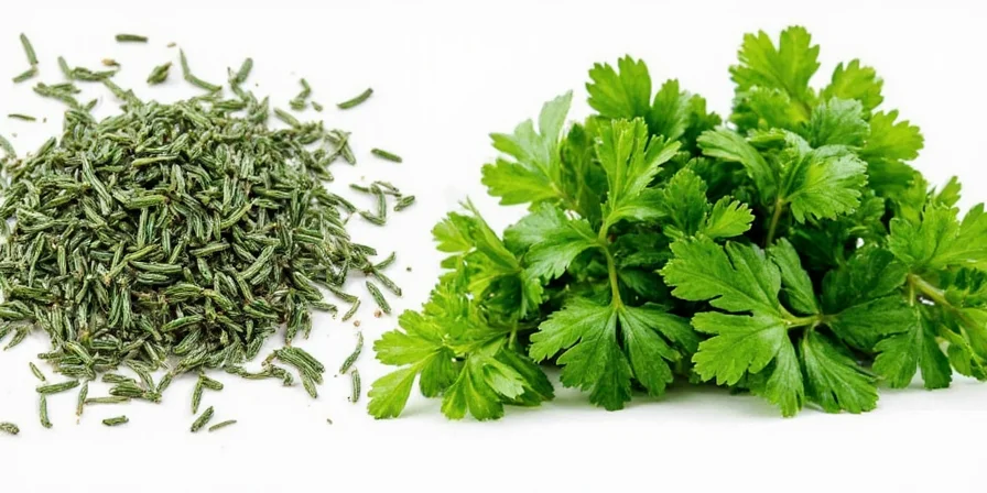 Cartoon-style image of myth-busting parsley myths