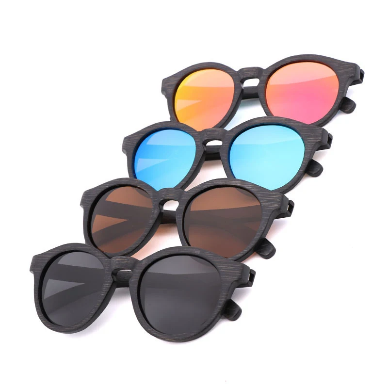 

Sunborry UV400 Vintage Retro Custom LOGO Design Bamboo Polarized Mens Sunglasses 2021