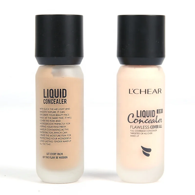 

LCHEAR 2021 2 IN 1 Liquid Professional Foundation Full Coverage Waterproof Private Label Lasting Natural Concealer, Multi-colored