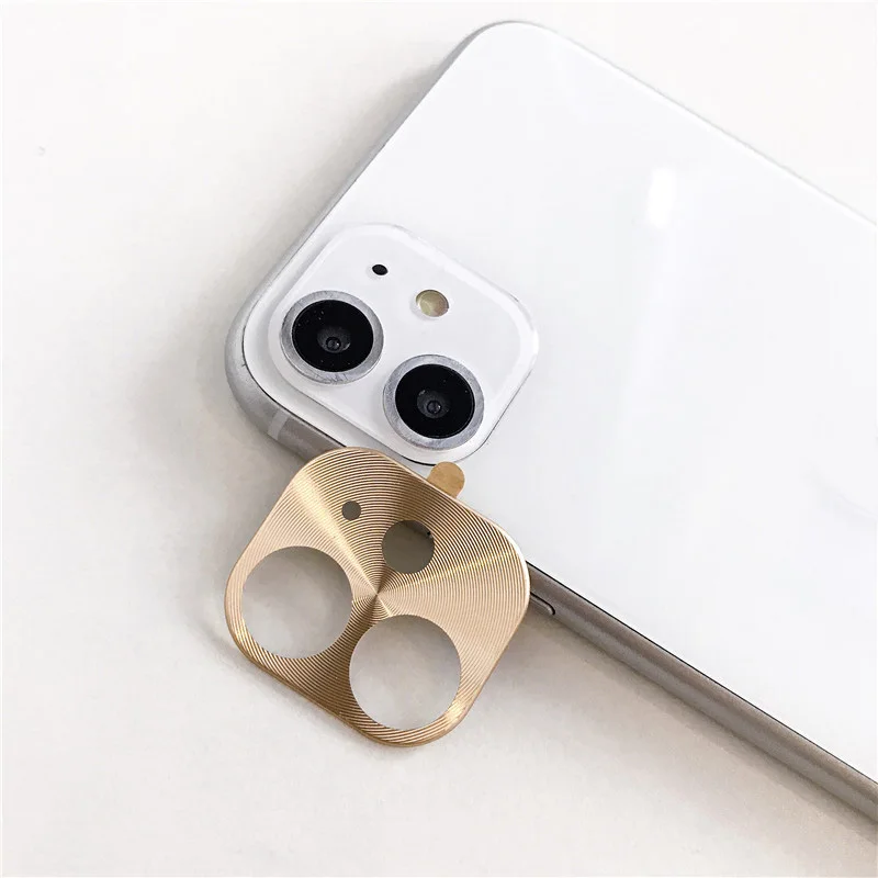 Metallic Mobile Phone Lens Protection Cover For Iphone 11 Pro Max