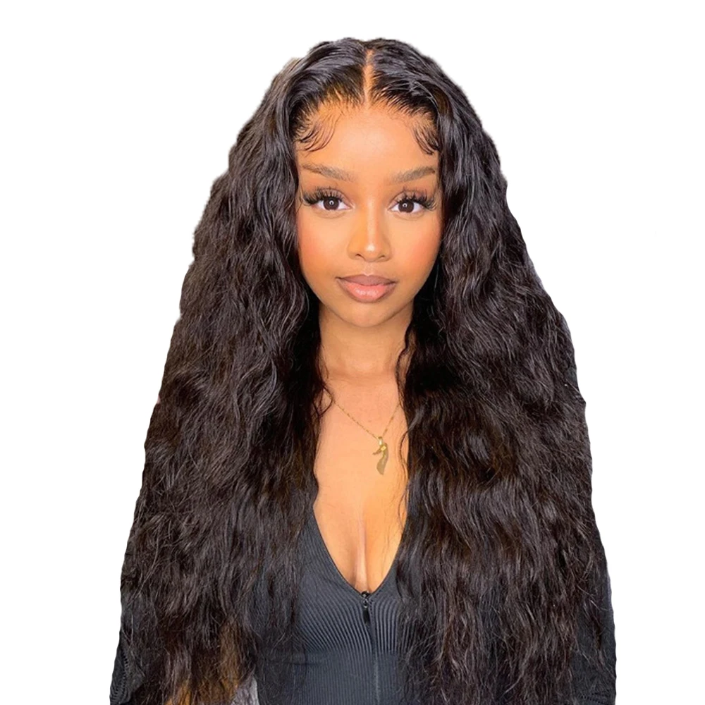 

Synthetic Wholesale Deep Wave Full Lace Wigs Human Hair Lace Front Peruvian Virgin Hair 360 Lace Front Wigs for Black Women, Light grey