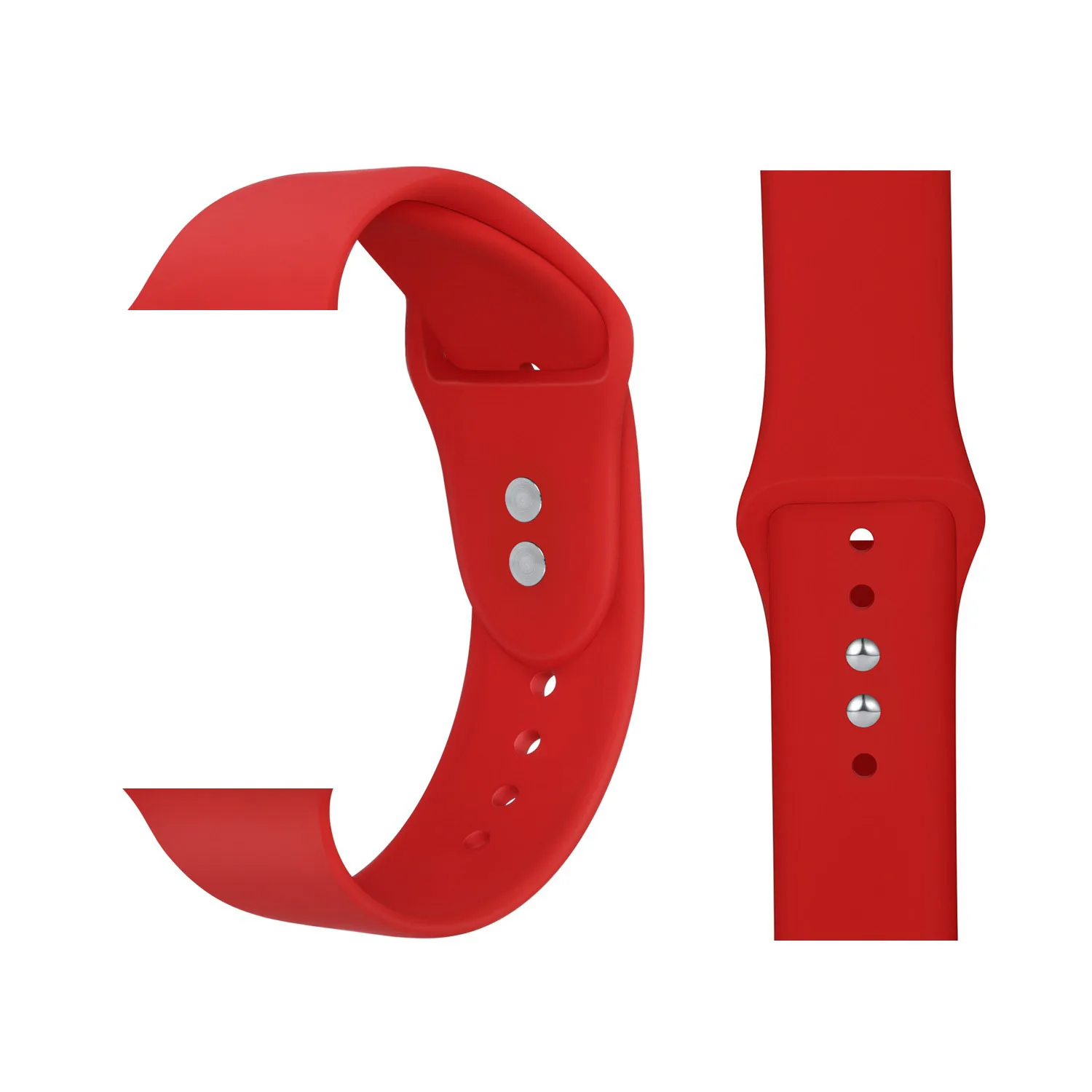

Durable Water Resistant Soft Silicone Sport Replacement Wrist Strap For Apple Watch Series, 52 colors or customized