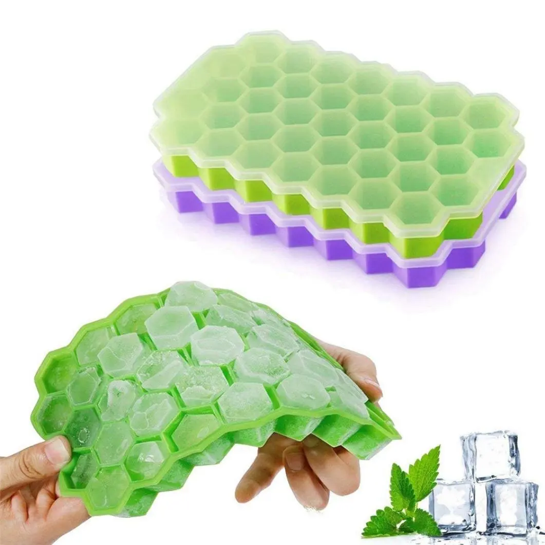 

Free sample Silicone Ice Cube Tray Storage Container, Yellow,purple,white,green