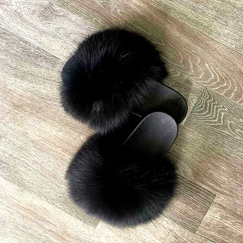 

Wholesale men's fur slippers men's fur slides