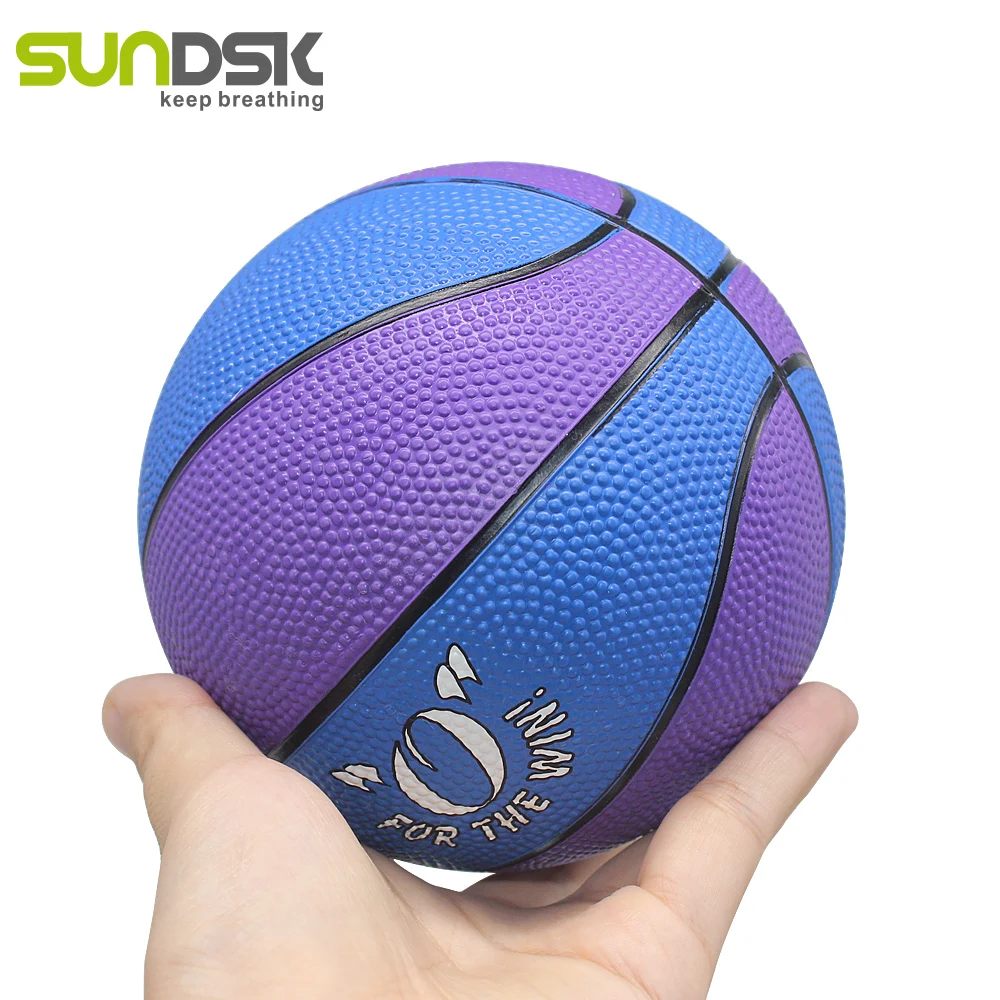 

Wholesale custom made mini rubber toy small basketball ball for kids, Customize color