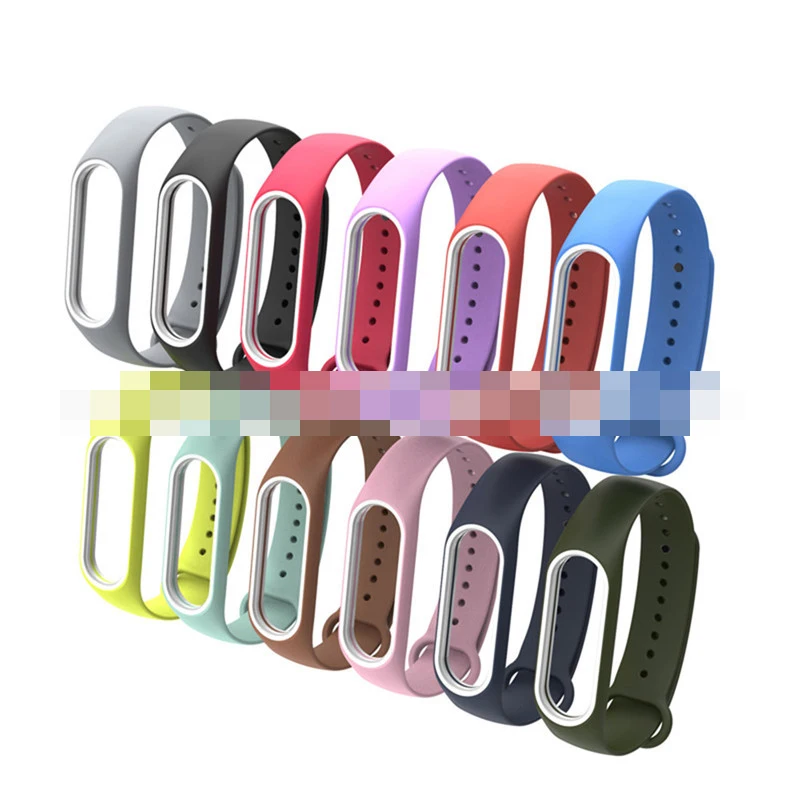 

Cheap Price Replacing Rubber Strap for Xiaomi Mi Band 3 4, Multicolors