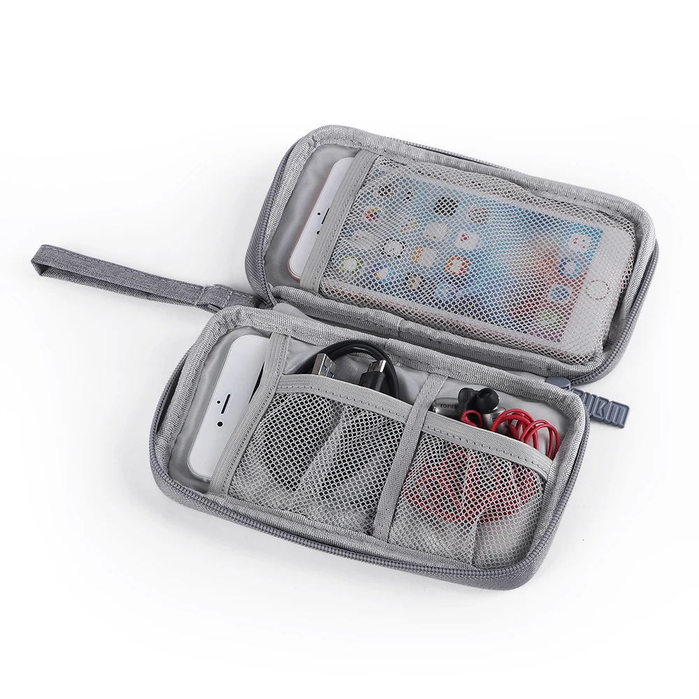 

In Stock Small Portable Personalized Christmas Tech Organizer Everyday Tech Bag Travel Organizer Phone Bag Cable Storage