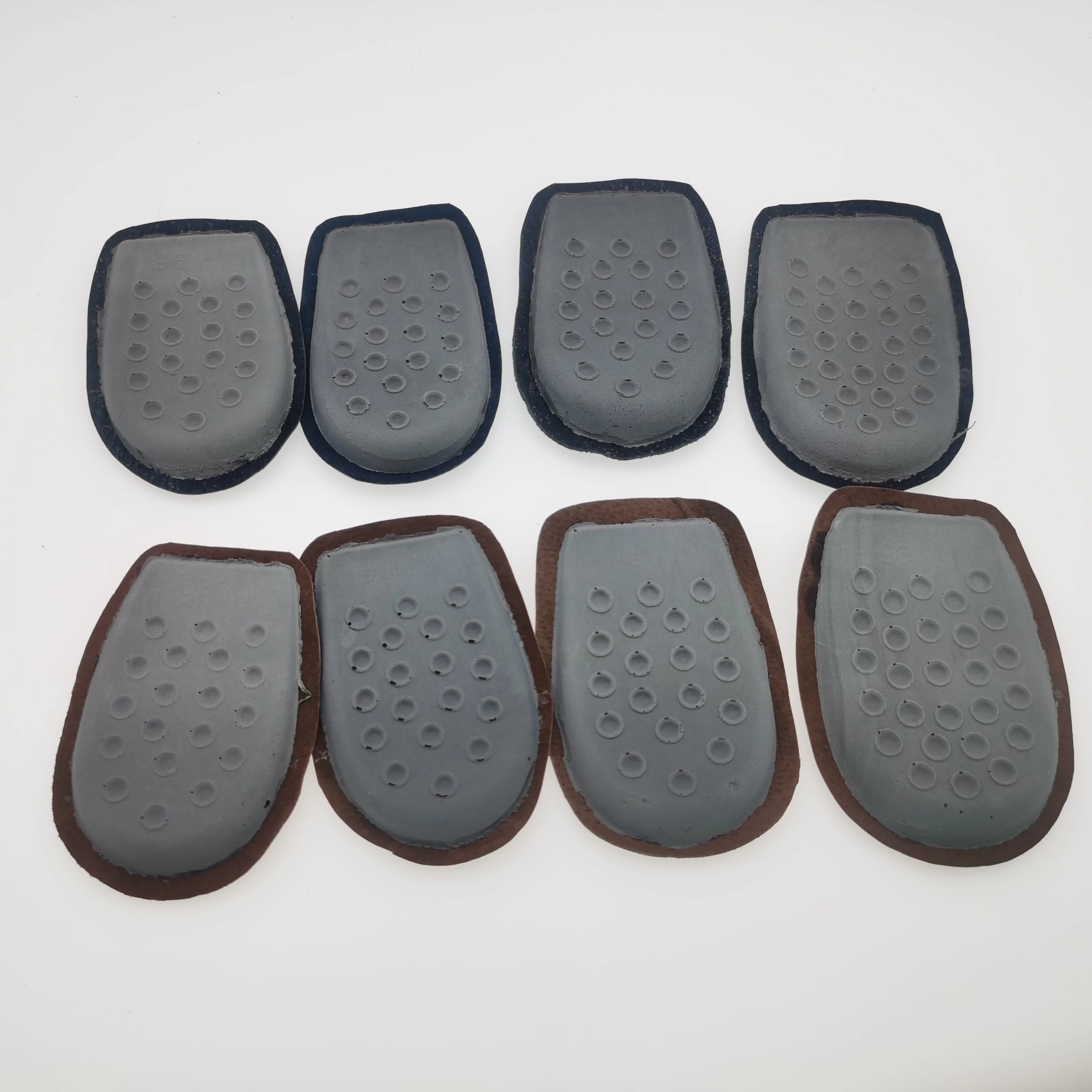 

Latex heel pads height increase shock absorption shoe inserts footcare products, Grey/light green/black