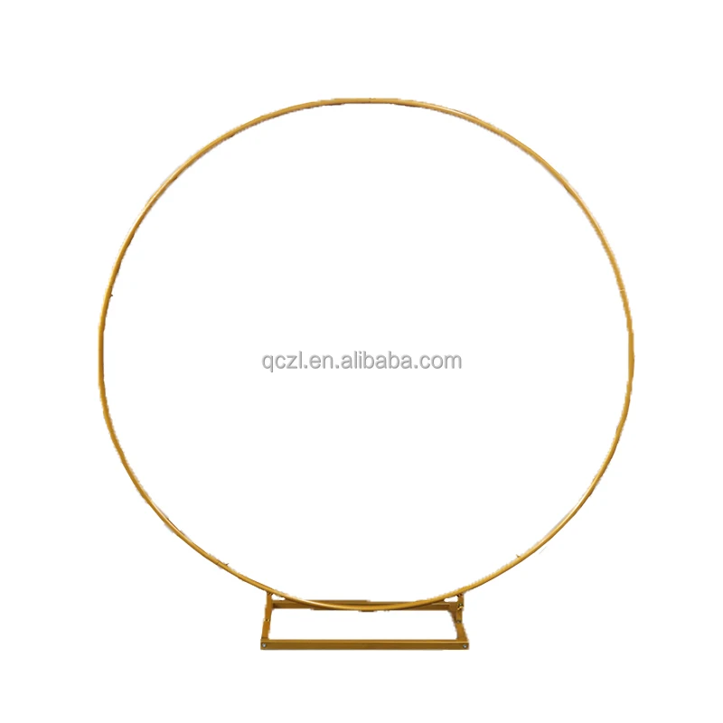 Hot Sale Wedding Flower Arch Metal Round Arch Backdrop Wedding Event Stage Decoration