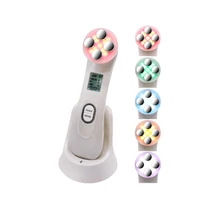 

5 in 1 Skin Tightening LED EMS RF Face Lift Facial Care Beauty Device for Wrinkle Acne Pigment Removal