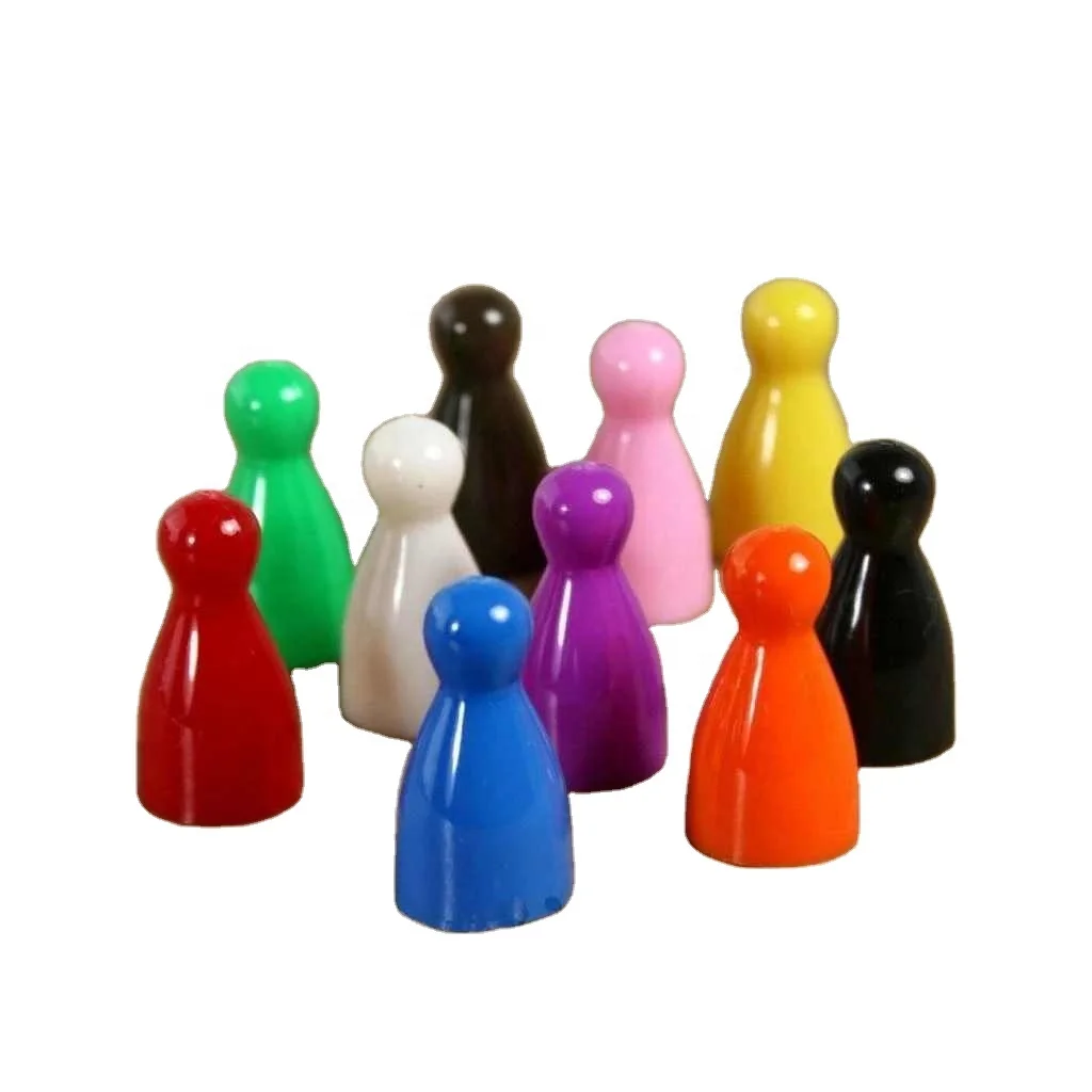 

4 Colors NEW Set of 16 Halma Pawns Board Game Playing Pieces 25mm Pawn Teaching game chess and checkers