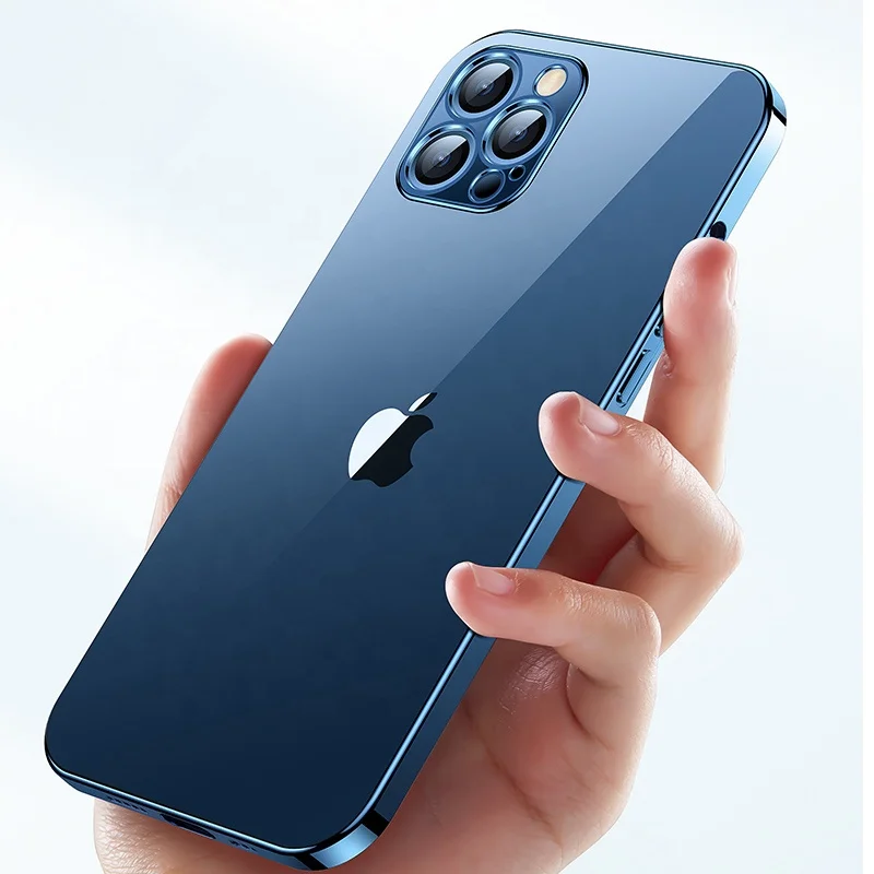

IPhone 12 pro max Case gold electroplate Clear Phone Case for iPhone 12pro shockproof phone case