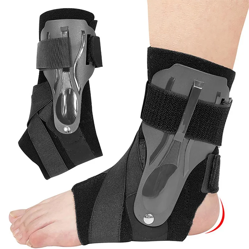 

Double pressure lace up sports support elastic belt compression ankle brace