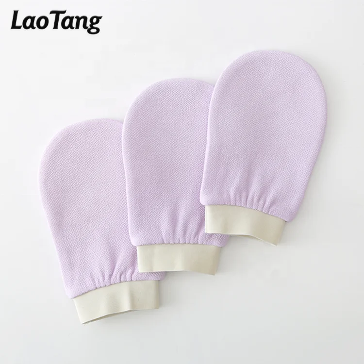 

Skincare Series Cheap Price Korean Exfoliating Mitt Bath Glove Magic Body Peeling Glove, Colorful