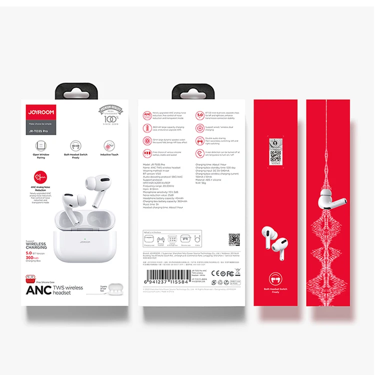 

JOYROOM T03S Pro New TWS Airoha 5.0 headphones wireless earphone