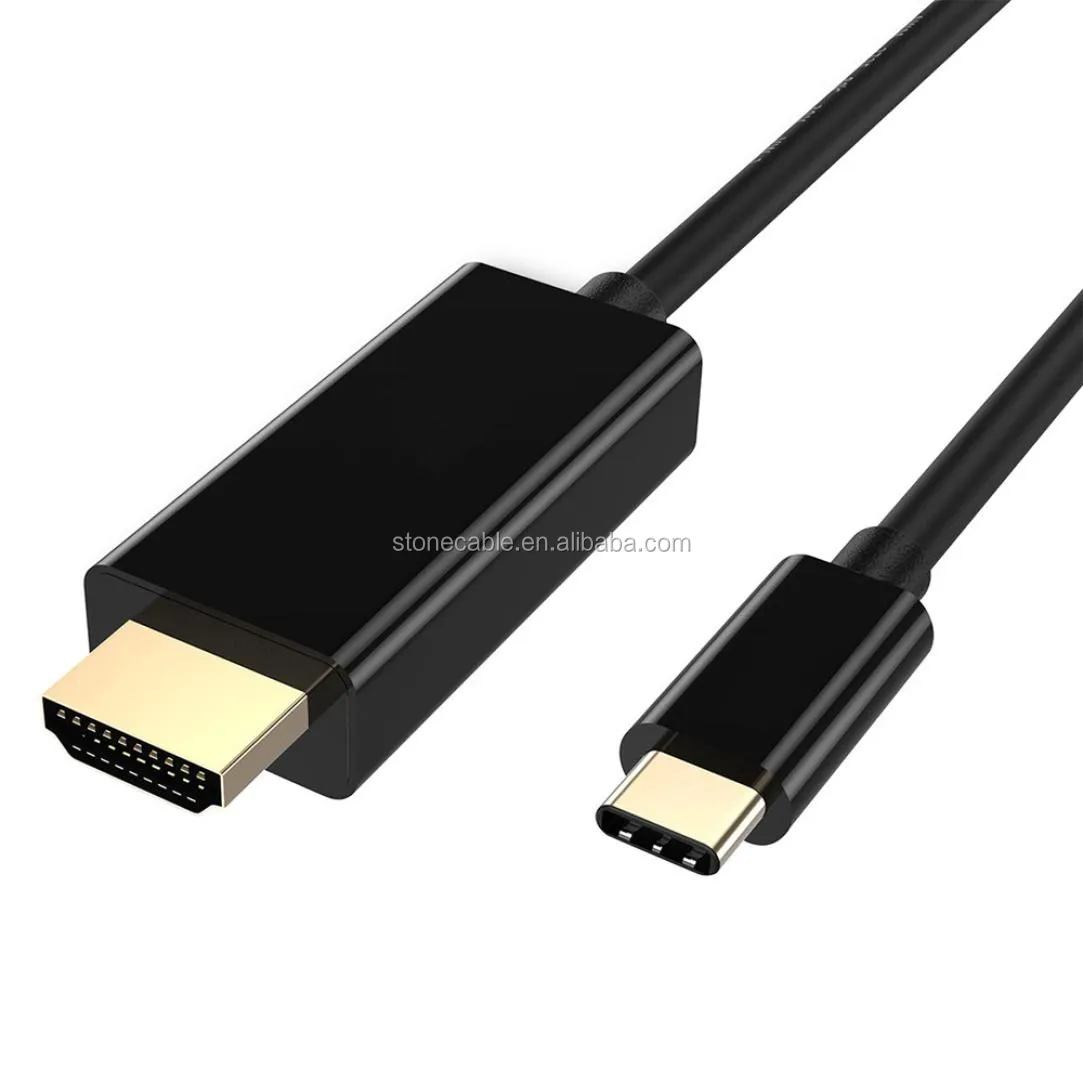 4k Usb Type-c Type C Usb C To Hdmi Hdtv Tv 1080p Male Cable Adapter ...