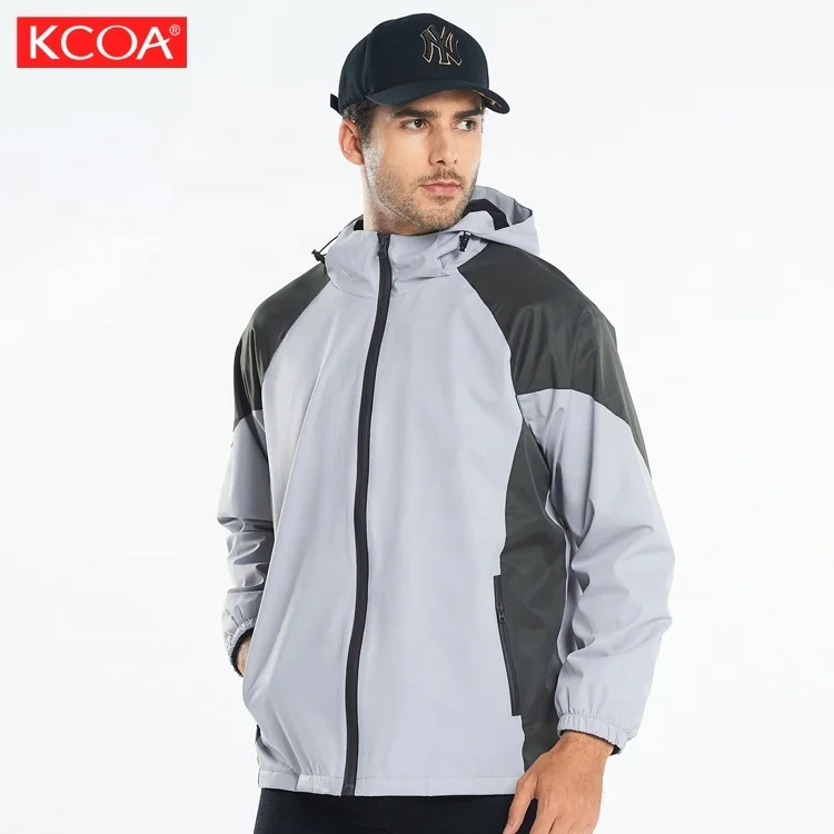 

OEM Wind Proof Thin Riding Custom Logo Men's Jackets & Coats With Hood, 4 colors
