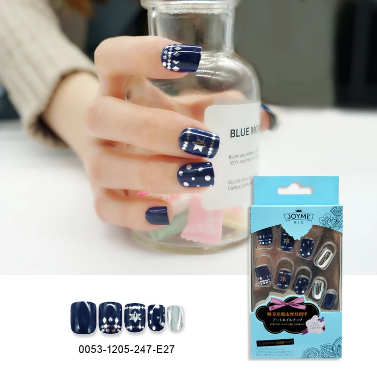 

Luxury fashion false nails short reusable press on nails custom press on nails wholesale