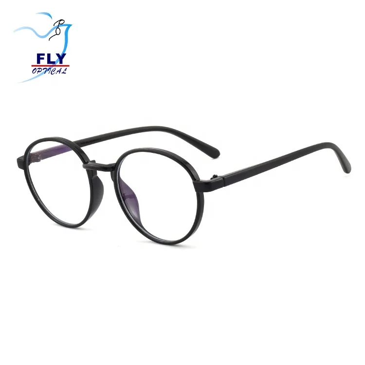 

DOISYER Small round frame clear lens adult man women anti blue light computer glasses with thin temple, C1,c4,c5,c5,c6,c7