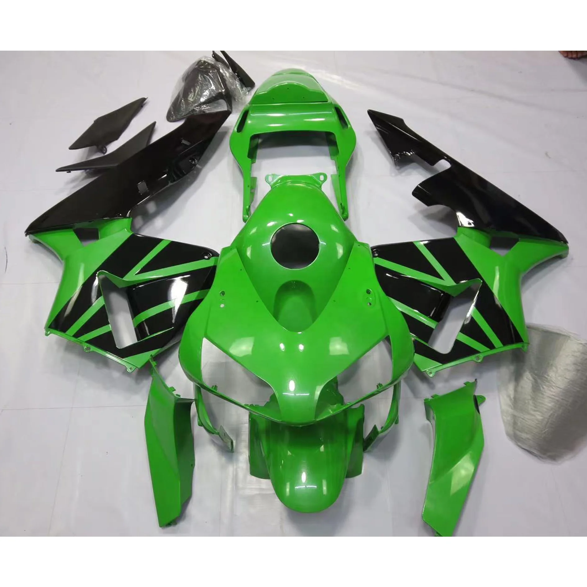 

2022 WHSC Green Black OEM Motorcycle Accessories For HONDA CBR600 RR 2003-2004 03 04 Motorcycle Body Systems Fairing Kits, Pictures shown