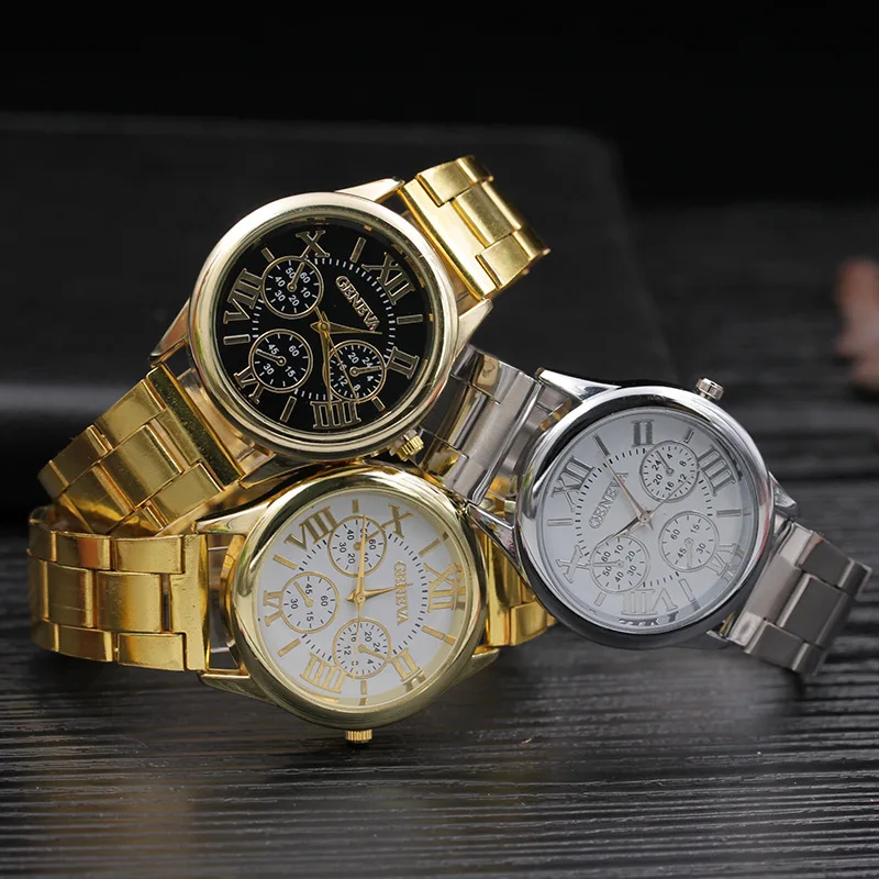 

Factory wholesale steel band women gift jewelry casual fashion ladies watch, As pic