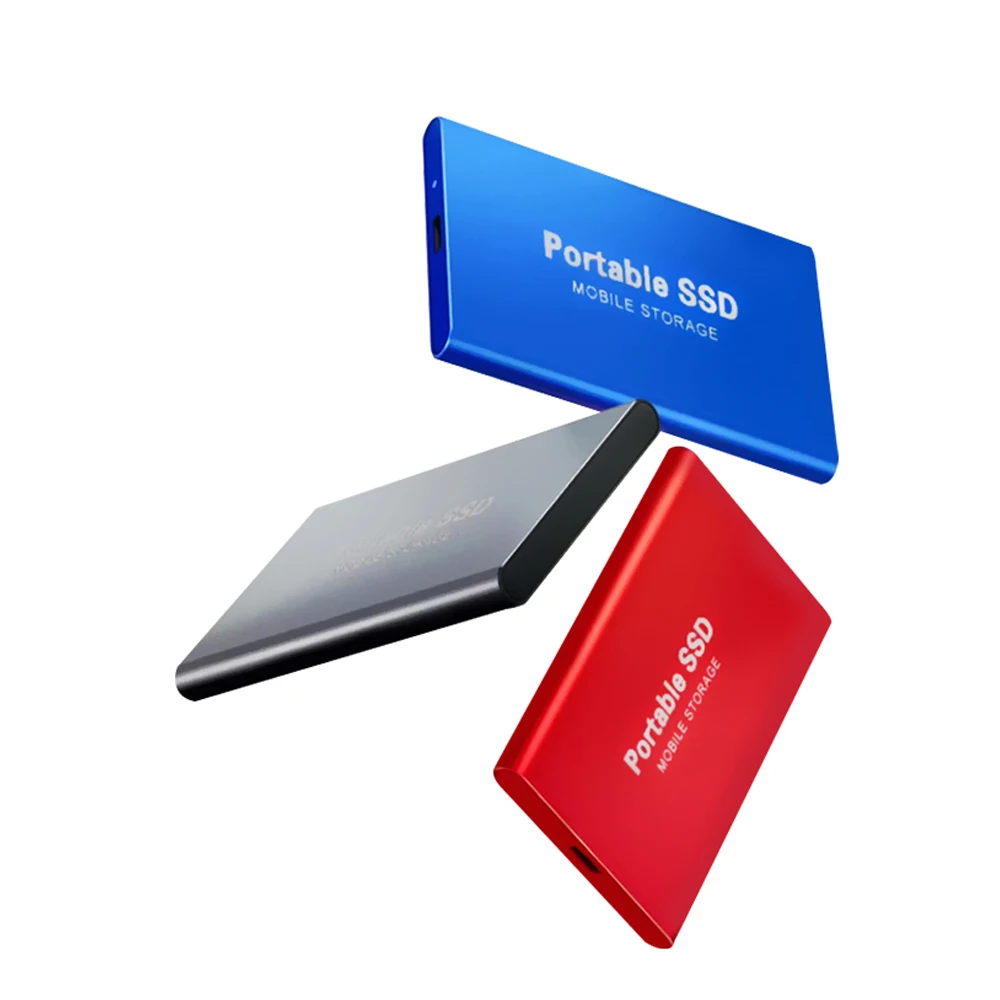 

2021 New High Speed Mini Mobile SSD External Hard Disk Laptop Computer External for Desktop Laptop 500G 1TB 2TB 4TB, Red/black/grey