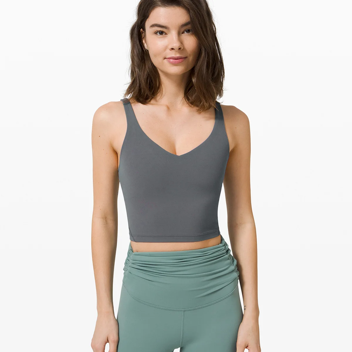 

Lady Tops Fashionable Sports Vest Athletic Gym Sports Bra Sport Fitness Wear Clothes Yoga Top
