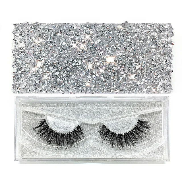 

Dramatic Wholesale New Design Real Mink Lashes 3D 25mm Mink Eyelashes, Natural black