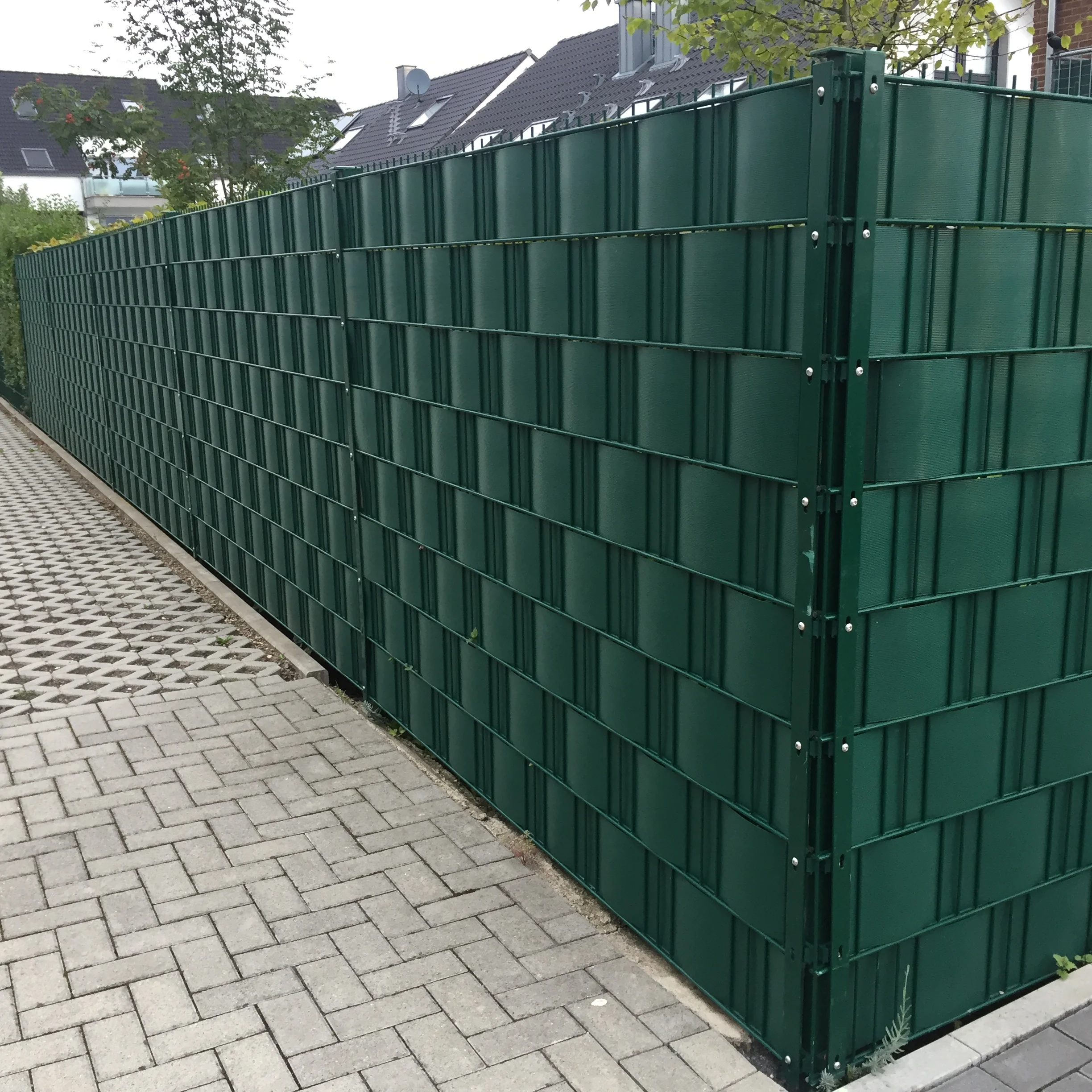 

100% UV resistance Windschutz 19cm*2.525m hard PVC strip screen garden fence /hart sichtschutzstreifen sichtschutz, Ral7016,ral6005,ral7040,ral9010