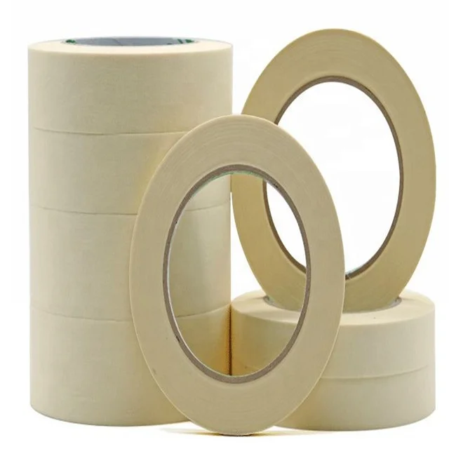 

Factory Wholesale High Grade High adhesive General Purpose Crepe paper Masking Adhesive Tape For Painting