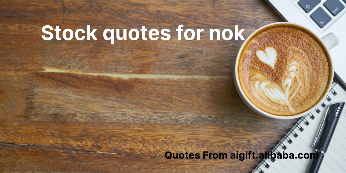 stock quotes for nok