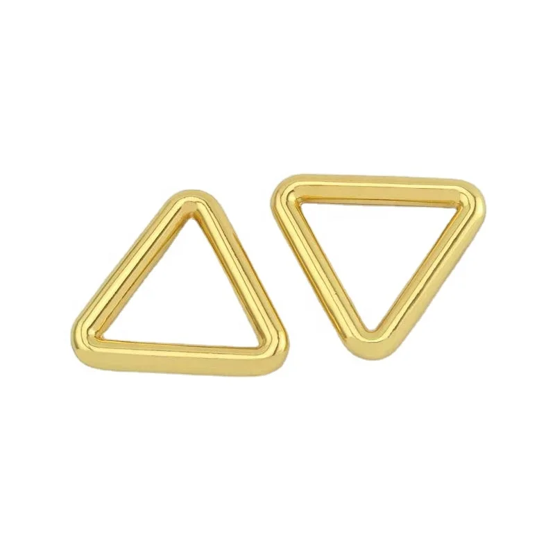 

Nolvo World 26*23 mm1inch metal buckle cast solid triangle buckle for handbag belt leather craft diy hardware accessories