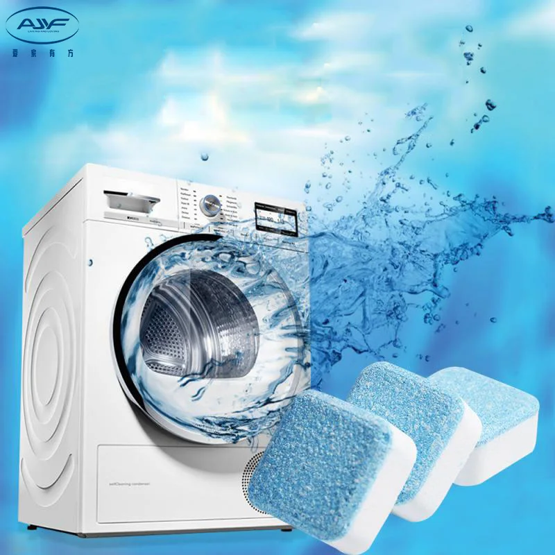 

Washing Machine Cleaner, Washing Machine Pill ,Washer Machine Cleaner Deodorization Effervescent Tablets, Blue&white