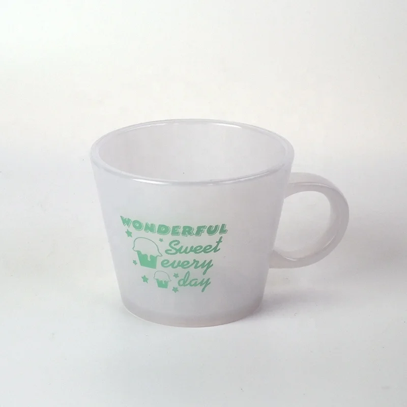 
Girlwill Series Simple White Wide Mouth Cup Custom Logo Support OEM/ODM Coffee Cup Water Cup Wholesale 