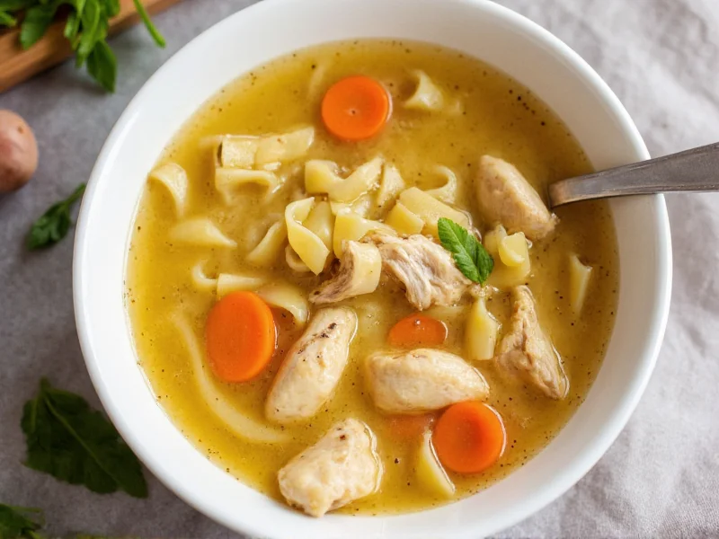 Chicken Noodle Soup Broth: What It Is & How to Use It