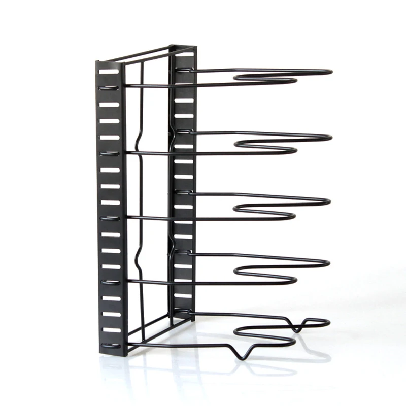 

Home Plate Rack for Kitchen Utensils Layer Stainless Steel Kitchen Rack, Black